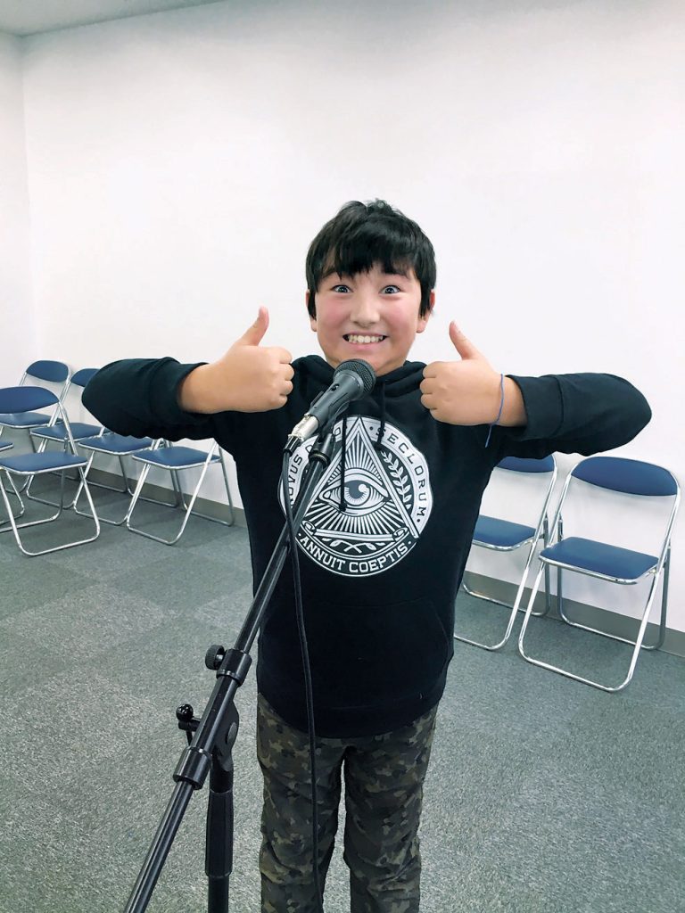 The Montessori School of Tokyo winner Noah Moon smiles for the camera. | THE MONTESSORI SCHOOL OF TOKYO